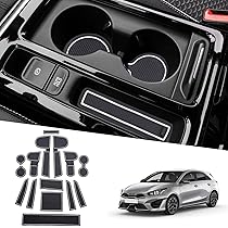 GAFAT Ki-a Ceed SW GT Proceed GT/XCeed GT 2018-2024 2025 Tapis Antidérapant Pour Console Centrale, Accoudoir, Porte, XCeed Tapis En Caoutchouc, Compatible Avec Kia Ceed Accessoires (Bleu