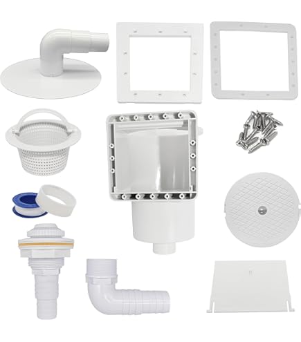 Skimmer Oppervlakteskimmerset 14x15cm Met Inlaatmondstuk - Complete Set