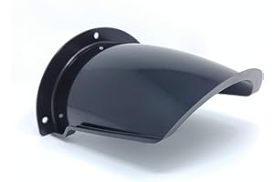 Boxulock CCTV security camera cover. Weatherproof protective housing sun shade, rain shield for Arlo, Blink, Ring, other bullet and dome cameras. Black.