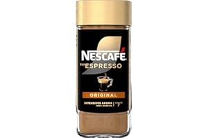 ‎NESCAFÉ NESCAFÉ GOLD Typ Espresso, löslicher Instant-Espresso-Kaffee mit 100% feinen Arabica Kaffeebohnen, koffeinhaltig, mit samtiger Crema, 1er Pack (1x100g)