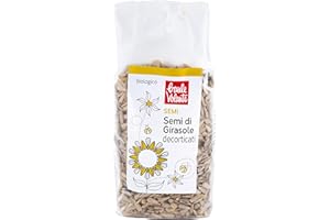 Baule Volante Semi di Girasole Bio - Semi di Girasole Sgusciati - Ricchi di Proteine ​​e Fibre - Perfetti per una dieta vegetariana o vegana - 400g