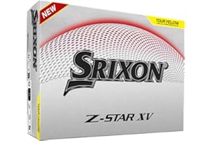 Srixon Z-Star XV – Balle de Golf Haute Performance |Niveau Tour |Distance & Spin Extrêmes | Noyau FastLayer DG Core 2.0 | Revêtement Spin Skin+ | Contrôle & Toucher Doux