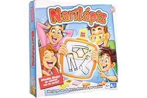 PLAY FUN BY IMC TOYS Play Fun NARILAPIZ- Family Game Werden Sie EIN Künstler mit Nur Ihre Nase und einen Filzstift Kinder UND MÄDCHEN 6+ Jahre