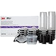 3M PPS 2.0 Spray Gun Cup, Lids and Liners Kit, 26114, Mini, 6 Ounces, 200-Micron Filter, Use for Cars, Furniture, House and More, 1 Paint Cup, 50 Disposable Lids and Liners, 32 Sealing Plugs, White
