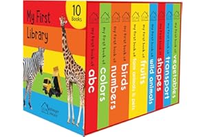 My First Library: Boxset of 10 Board Books for Kids [Board book] Wonder House Books