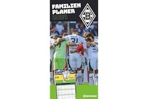 N NEUMANNVERLAGE Borussia Mönchengladbach 2024 - Familien-Planer - Fan-Kalender - Fußball-Kalender - 22x45 - Sport