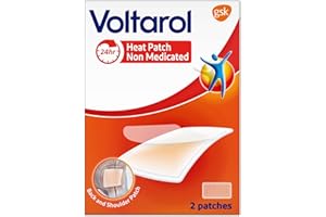 Voltarol Heat Patch Pain Relief, Effective Back and Muscle Pain Relief, Non Medicated Patches, Pack of 2