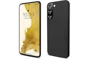 Facai für Samsung Galaxy S22 Hülle, Stoßfest und Kratzfest rutschfest Handyhülle, Slim und Leicht Weiche TPU Silikon Schutzhülle, Anti Fingerabdruck Elegant Case für Samsung S22 Schwarz