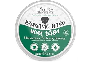 DULÀC FARMACEUTICI 1982 Dulàc - Crema Naso per Cani Naturale e Senza Profumo Made in Italy con Vitamina E, Calendula, Burro di Karité e Cera d'Api, Balsamo Idratante per Il Naso Screpolato del Cane, Ripara e Protegge