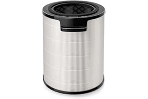 Philips Filtre de Rechange intégré 3 en 1 pour purificateurs d'air AMF870 et AMF765, Durée de vie de 12 mois Filtre 99,97% à 0,003 μm, Préfiltre, HEPA, charbon actif, (FYM860/30)