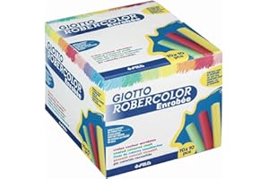 Giotto RoberColor 5394 00 Blackboard Chalk Box of 100 / Assorted Colours