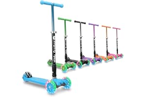 3STYLESCOOTERS 3Style Scooters | RGS-2 Children's Scooter | LED Light Up Wheels | Adjustable & Foldable Design | 3-12 Years | Boys, Girls & Toddlers