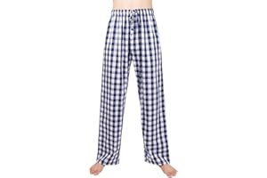 JTPW Men's 100% Cotton Woven Poplin Comfortable Pyjama/Lounge Pants With Pockets