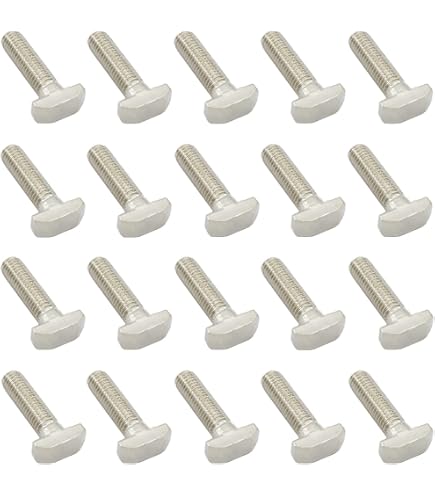 Uxcell M8x30mm T-Slot Drop-in Stud Sliding Bolt Screw Carbon Steel For 40 Series Aluminum Profile 10pcs - View #7