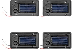 ULEMONDEE Lámparas solares de repuesto 2/4, parte superior de lámpara solar de repuesto para lámparas de mesa de jardín, terraza, decoración (4 unidades)