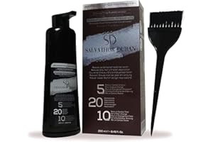 SD SALVATHOR DURAN Tinta Barba - Shampoo Colorante - 20 Applicazioni - Pennello e Guanti Inclusi - Salvathor Duran - 250 ml