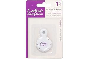 Crafter's Companion CC-TOOL-EDGEC Kanten Crimper Werkzeug Für Papier und Karton Crafting Projekte, White, Einheitsgröße
