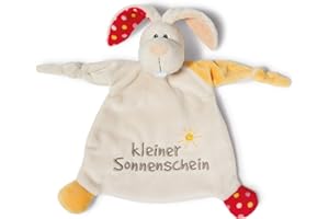 ‎NICI NICI Schmusetuch Hase ‚Kleiner Sonnenschein´ 25x25 cm – Schnuffeltuch ab 0+ Monaten – Kuscheltuch für Babys & Kleinkinder – Baby Kuscheltier / Schnuffeltuch – Schmusetuch für Mädchen & Jungen – 40043