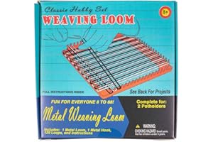 WEST COAST PARACORD Retro Crafting Kit – Weaving Loom – Includes Materials to Make 2 Potholders – Family Fun