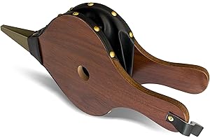 AMAGABELI GARDEN & HOME Amagabeli Duży mieszek kominkowy, 42,16 x 17 cm, drewniana dmuchawa ogniowa, do kominka i grilla, na zewnątrz, kemping, grill, zapalniczka kominkowa z paskiem do zawieszenia