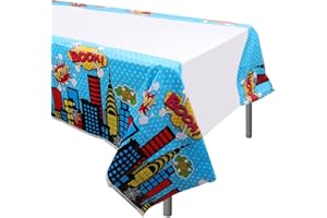 SAVITA Lot de 3 Nappes Anniversaire Araignée, 180x108cm Nappe de Fête Héros pour Desserts Décoration Table Thème pour Enfants Hommes Femmes Fournitures Fête