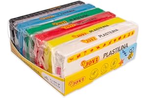 Jovi - Plastilina - Estuche con 6 Pastillas de 150 Gramos, a partir de 3 años, sin gluten