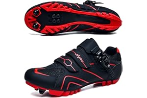 GZQIAWY Cyclisme VTT Chaussures Hommes Sport Route Taquet Route Dirt Bike Vitesse Plat Sneaker Racing Femmes VéLo Montagne SPD VéLo
