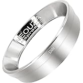 NEOUZA Espresso Dosing Funnel Ring Stainless Steel Compatible with Coffee Machine Portafilter for Tamping (53mm)