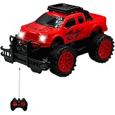 Giffy/Oyuncak Uzaktan Kumandalı Pilli Full Fonksiyon Işıklı Drift Atabilen OffRoad Y&uuml;ksek Teker Araba Jeeep (Kırmızı A&ccedil;ık)