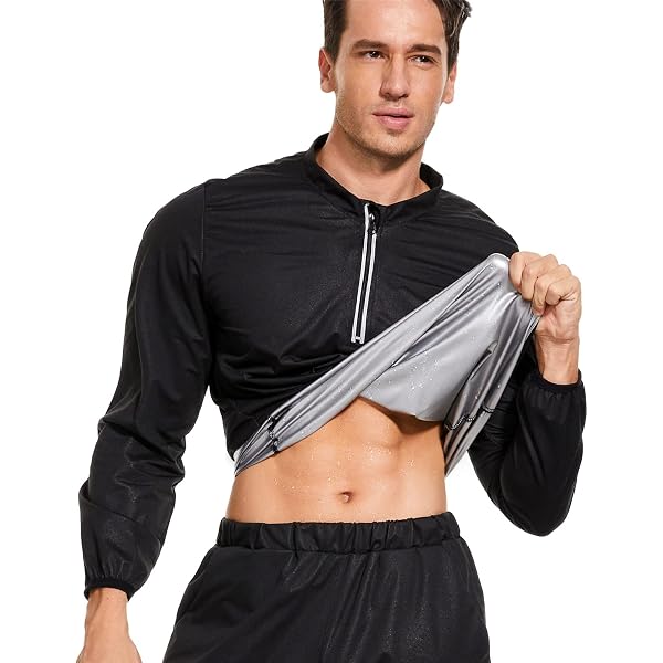 Short De Sudation Homme - Pantalon Amincissant Fitness Sauna - Ventre Plat Cuisses - Élastique - 4