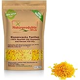 100% Bienenwachspastillen für Kosmetik und Kerzen K8105 (500g) Bienenwachs Pastillen