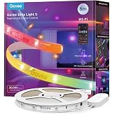 Govee RGBICW WiFi+Bluetooth Matter Destekli, Kesilebilir, Silikon Kaplamalı LED Şerit - 5 Metre