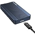 ACASIS 40Gbps M.2 NVMe SSD Enclosure,PCIe to USB-C External Hard Drive Enclosure,Support Size 2230 2242 2260 2280 M&B+M-Key,Compatible with Thunderbolt 3/4,USB4,Type-C Aluminum SSD Case Up to 2700MB/s