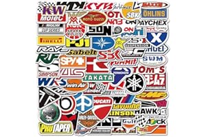 ZKTSRY 100 autocollants de course, autocollants d'anime, vinyle autocollants imperméables bouteilles d'eau autocollants d'ordinateur portable autocollants de bande dessinée skateboard