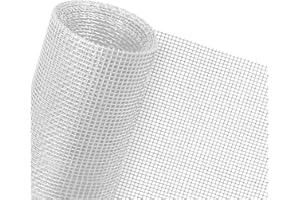 Flintronic Moustiquaire Fenêtre Anti-Moustiques,150x180cm Moustiquaire Universelle pour Fenêt,Filet en Fibre de Verre Lgnifugation Durable,Découpable à la Dimension Souhaitée pour Couvrir les Fenêtres