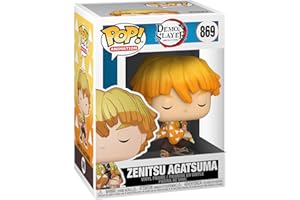 Funko POP! Animation: Demon Slayer - Zenitsu Agatsuma - Wyłącznie Amazon - Kolekcjonerska figurka winylowa - Pomysł na prezent - Oficjalny towar - Zabawki dla dzieci i dorosłych - Fani anime