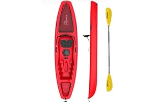 ROMARK Kayak - Canoa da 267 cm - 1 gavone + 1 pagaia + 1 seggiolino + 1 ruotino mare sport lago
