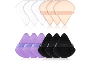 tao pipe 12 Piezas suave Esponja para Maquillaje facial en Húmedo Seco, Soplos de Polvo Aplicadores Multicolor Cojín de Base Cosmético