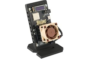 Bitaxe Gamma Bitcoin Miner – Premium Plug-and-Play Home Miner | Made in Germany | 1,3 TH/s | inkl. Netzteil & Halterung (Noctua Lüfter - Schwarze Halterung)