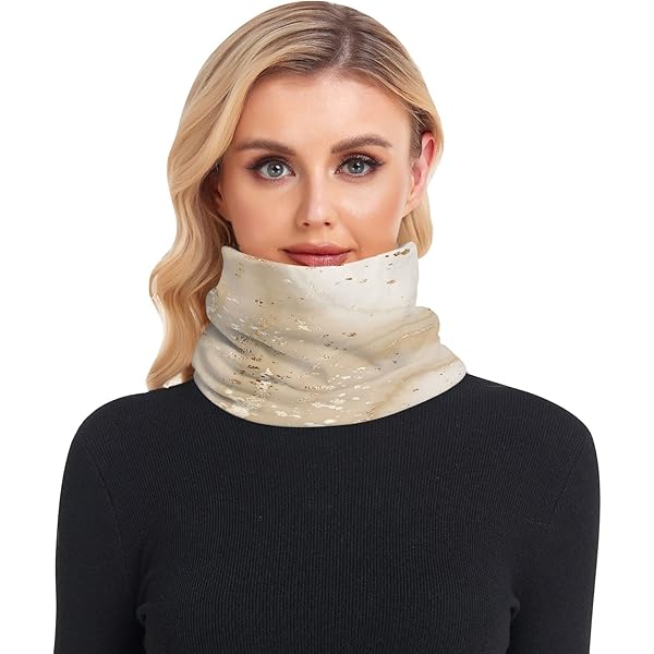 Tour De Cou Hiver Polaire - Cache-Cou Élastique Homme/Femme (2 Couches, Coton & Doublure Brossée)
