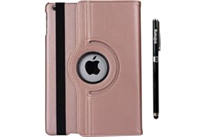 inShang Housse Compatible avec iPad 2 iPad 3 iPad 4 Étui Case Cover iPad Coques avec Veille/Réveil, Rotatif 360, Support, Con Stylet