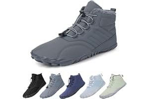 Deedlite Winter Max Wasserfeste Barfußschuhe, Warm Gefütterte Outdoor Barfussschuhe Winter für Damen und Herren