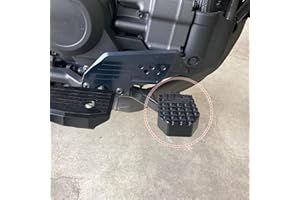 Midimttop Pedal de freno de pie Extensión de palanca Ampliar placa extensora de clavija Replacement for Rebel CMX1 100 CMX1100/DCT CMX1100A Accesorios 2021 2022 2023 2024 (Negro)