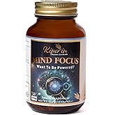 Kiperin Mind Focus Akıllı Takviye | Aslan Yelesi, Sitikolin, Rhodiola, L-Theanine, Kafein, Ginkgo Biloba | Doğal İ&ccedil;erikli Zih