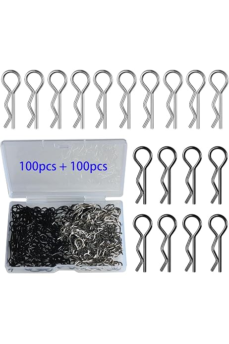 64 Pinces R En Acier Inoxydable Pour Voiture RC - Échelles 1/8, 1/10, 1/16 - Goupilles De Fixation