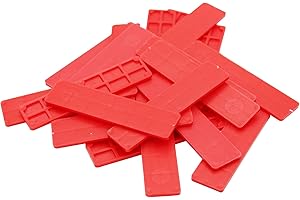 SILISTO Lot de 1000 cales de vitrage en plastique 100 x 30 x 3 mm – Les entretoises en plastique conviennent comme : cales de roue, entretoises, plaquettes de compensation, cales de verre ou cales de