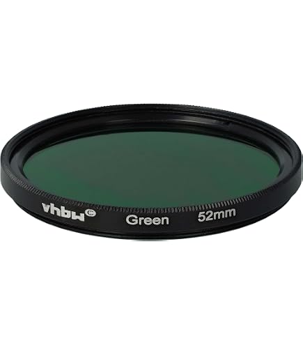 Akozon Rotfilter Für Kameraobjektive – Vollrot Filter Aus Optischem Glas, 52 Mm | Für Nikon & Andere Objektive | Mit Aufbewahrungsbox