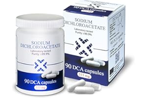 DCA-LAB Sodium Dichloroacetate - DCA 333mg, Purity >99.9%, Certificate of Analysis Included, Made in EU, Tested in a Certified Laboratory, Buy Directly from Manufacturer, by DCA LAB, 90 Capsules