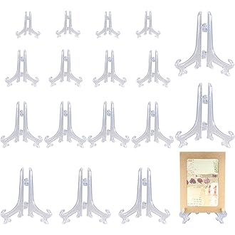 Supporti Cavalletto In Ferro Per Display - Set Di 4, 3 Pollici, Per Piatti, Foto E Libri - Foto 2