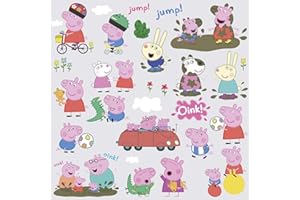 ROOMMATES Peppa Pig 539193 Adhesivo reposicionable Vinilo Rosa 46 x 0,1 x 26 cm